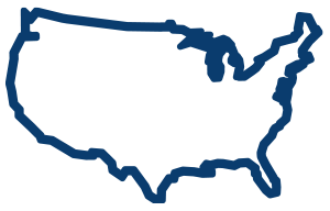 United States map icon